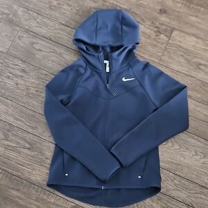 Nike Blue Hooded Jacket Medium